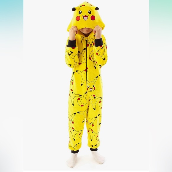 Pokemon Other - Pokemon Yellow Pikachu Kids Pajama Set